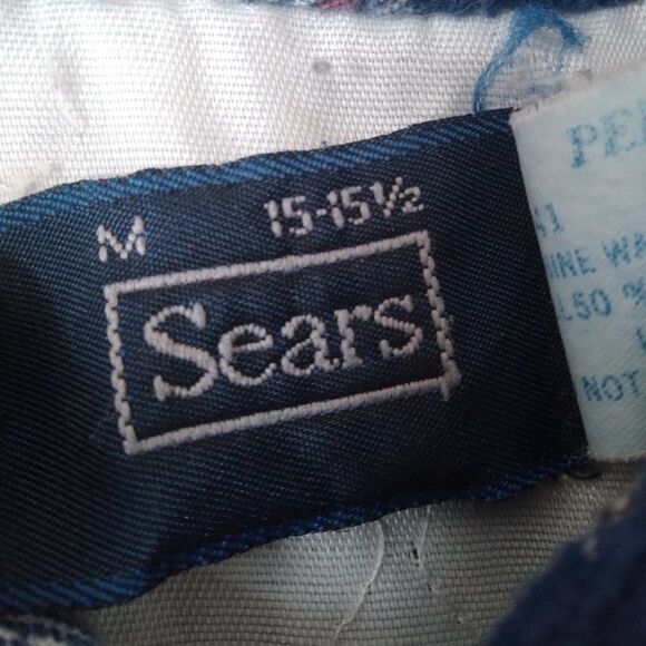 Vintage Sears Lined Flannel Button Shirt - Picture 6 of 7